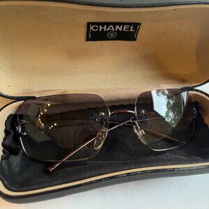 Chanel Vintage Rimless Sunglasses in Like New Condition
